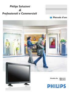 Manuale Philips BDL4231CS Monitor LED