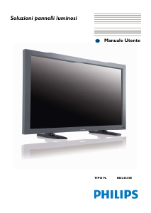 Manuale Philips BDL4635E Monitor LED