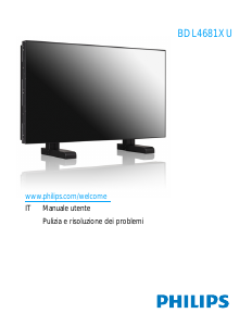 Manuale Philips BDL4681XU Monitor LED