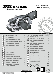 Manuale Skil 7660 MA Levigatrice a nastro