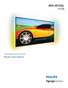 Manuale Philips BDL4835QL Monitor LED