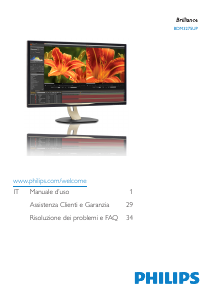 Manuale Philips BDM3275UP Monitor LED