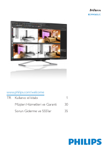 Kullanım kılavuzu Philips BDM4065UC LED ekran