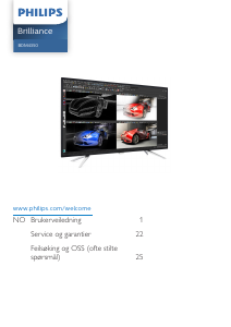 Bruksanvisning Philips BDM4350UC LED-skjerm