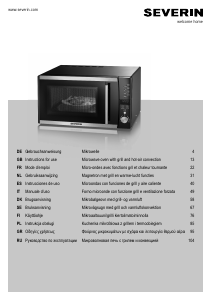 Mode d’emploi Severin MW 7864 Micro-onde