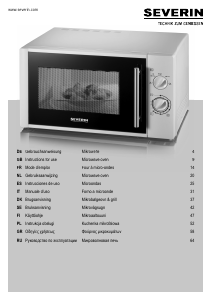 Bedienungsanleitung Severin MW 7873 Mikrowelle