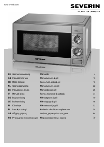 Manuale Severin MW 7879 Microonde