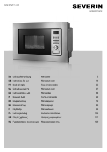 Manual de uso Severin MW 7880 Microondas