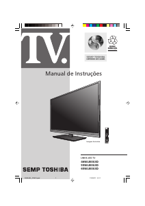 Manual Semp Toshiba 46WL800i3D Televisor LED