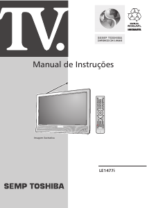 Manual Semp Toshiba LE 1477i Televisor LED