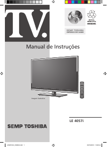 Manual Semp Toshiba LE 4057i Televisor LED