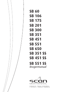 Brugsanvisning Scandomestic SB 60 Fryser