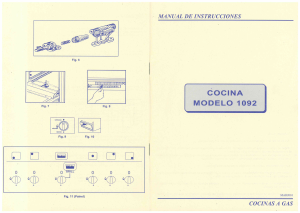 Manual de uso Rommer 1092 Cocina