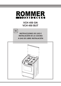 Manual de uso Rommer VCH 450 BUT Cocina