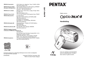Handleiding Pentax Optio MX4 Digitale camera