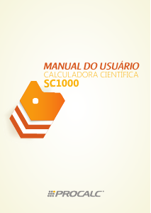 Manual Procalc SC1000 Calculadora gráfica