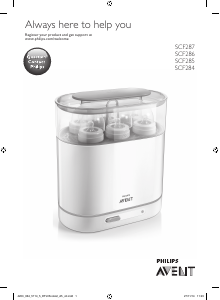 Manual Philips SCF285 Avent Steriliser