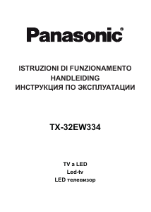 Manuale Panasonic TX-32EW334 LED televisore