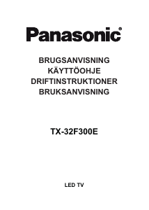 Brugsanvisning Panasonic TX-32F300E LED TV