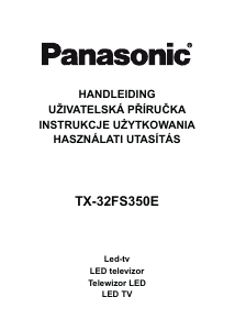 Manuál Panasonic TX-32FS350E LED televize