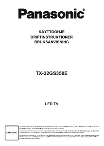 Käyttöohje Panasonic TX-32GS350E LED-televisio