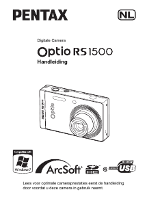 Handleiding Pentax Optio RS1500 Digitale camera