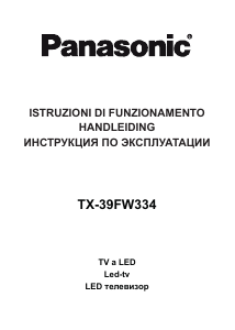 Handleiding Panasonic TX-39FW334 LED televisie