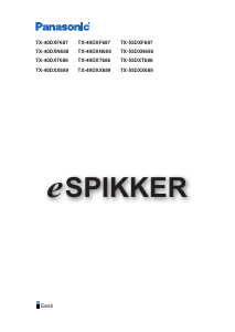 Kasutusjuhend Panasonic TX-40DXF687 LED-teler