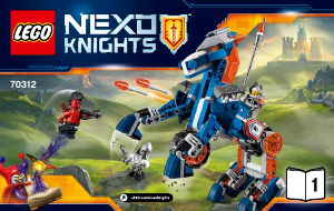 Käyttöohje Lego set 70312 Nexo Knights Lancen robottihevonen