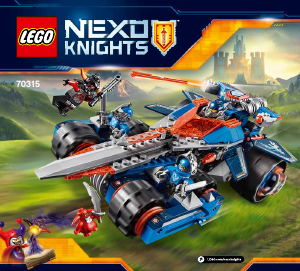 Handleiding Lego set 70315 Nexo Knights Clay's gevechtszwaard