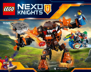 Handleiding Lego set 70325 Nexo Knights Infernox neemt de koningin