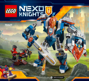 Manual de uso Lego set 70327 Nexo Knights Robot de combate del rey