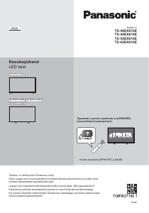 Kasutusjuhend Panasonic TX-40EX610E LED-teler