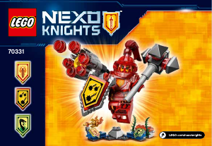Mode d’emploi Lego set 70331 Nexo Knights Macy l'ultime chevalier