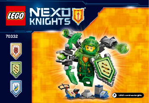 Käyttöohje Lego set 70332 Nexo Knights Ultimate Aaron