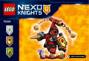 Käyttöohje Lego set 70334 Nexo Knights Ultimate petojen herra