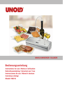 Bedienungsanleitung Unold 48016 Vakuumierer