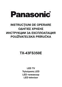 Manual Panasonic TX-43FS350E Televizor LED