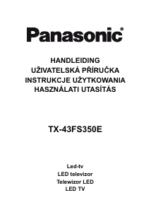 Manuál Panasonic TX-43FS350E LED televize