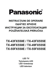 Εγχειρίδιο Panasonic TX-43FX550E Τηλεόραση LED