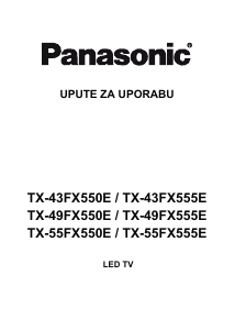 Priručnik Panasonic TX-43FX550E LED televizor