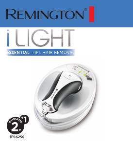 Manual Remington IPL6250 i-Light Essential IPL Device