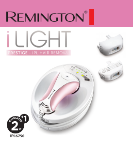 Manual Remington IPL6750 i-Light Prestige Epilator IPL