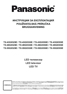 Návod Panasonic TX-43GX555E LED televízor