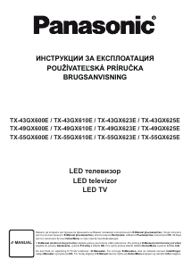 Návod Panasonic TX-43GX610E LED televízor