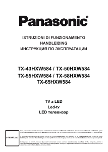 Manuale Panasonic TX-43HXW584 LED televisore