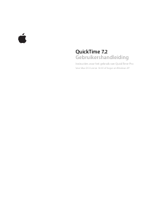 Handleiding Apple QuickTime 7.2