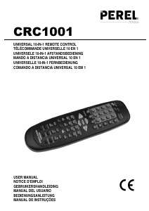 Handleiding Perel CRC1001 Afstandsbediening