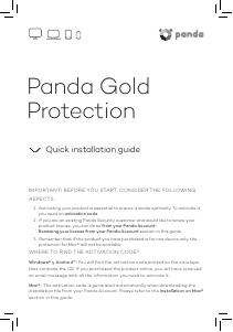 Handleiding Panda Gold Protection 2016