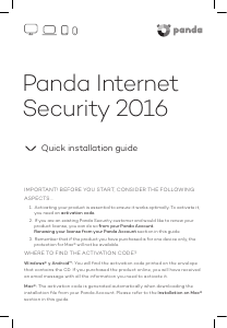 Manual Panda Internet Security 2016